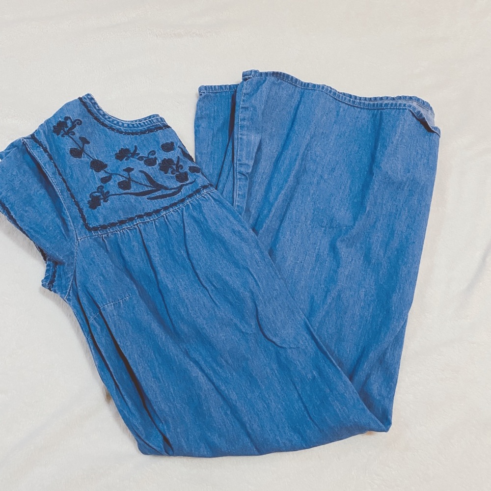 Blue spring dress